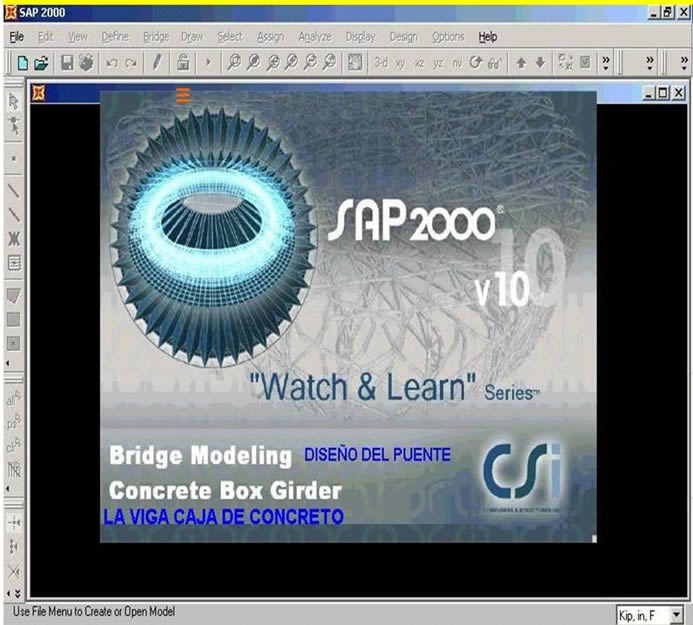 Brückendesign - SAP 2000