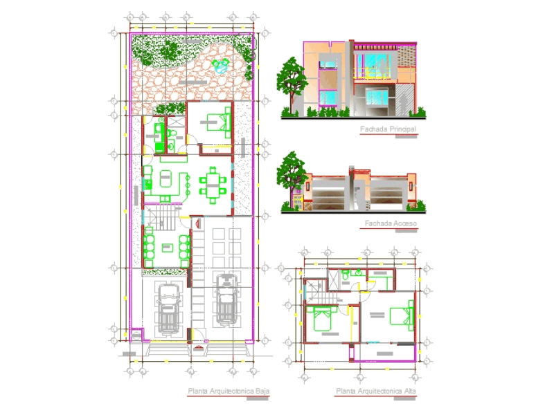 Level plan  of a house  in AutoCAD Download CAD free 2 34 