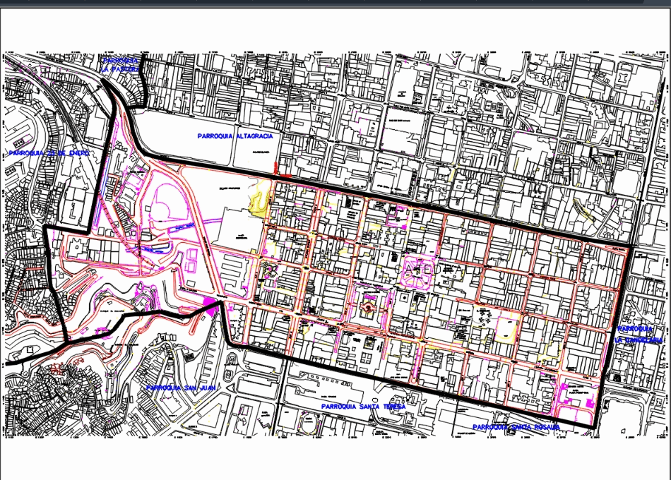 Planos de caracas. parroquia catedral. (1.72 MB) Bibliocad