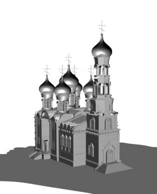 Russisch-orthodoxe Kirche - Modell