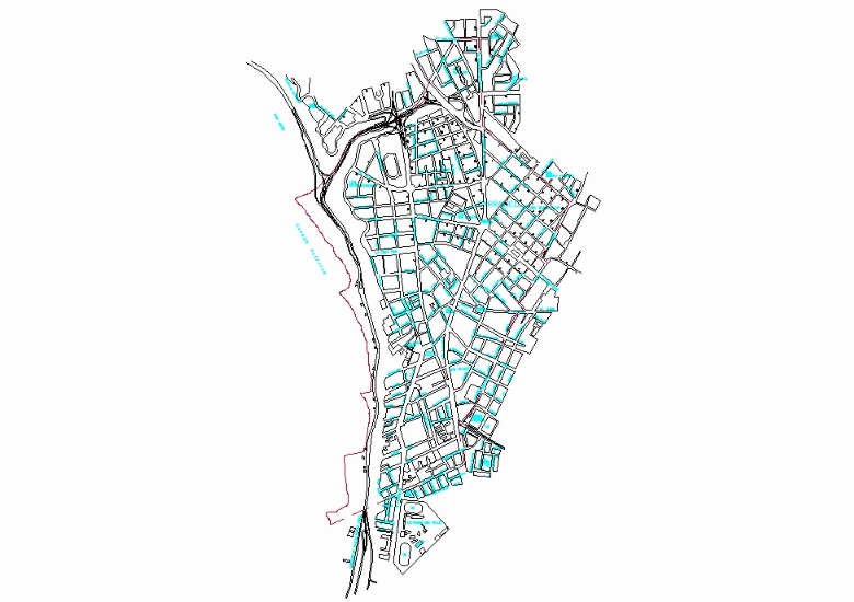 MAP of  BARRANCO DISTRICT, Lima, Peru