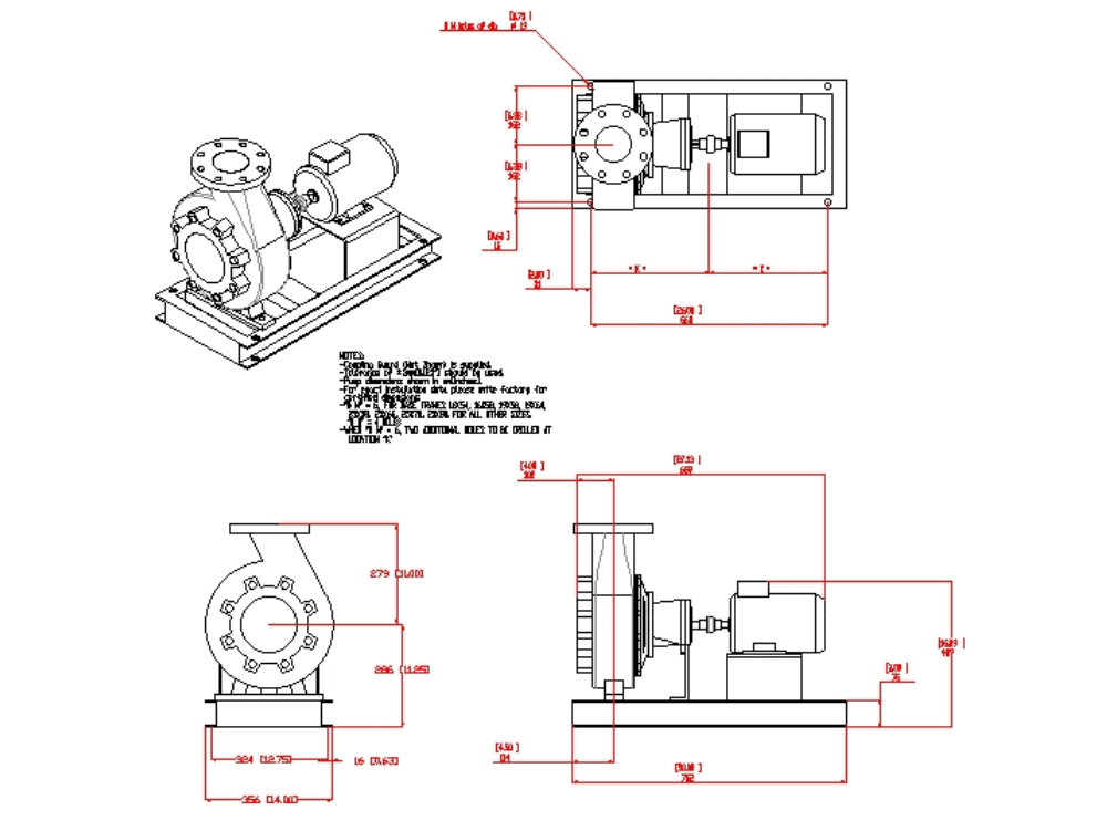Centrifugal pump in AutoCAD CAD download 68 89 KB 