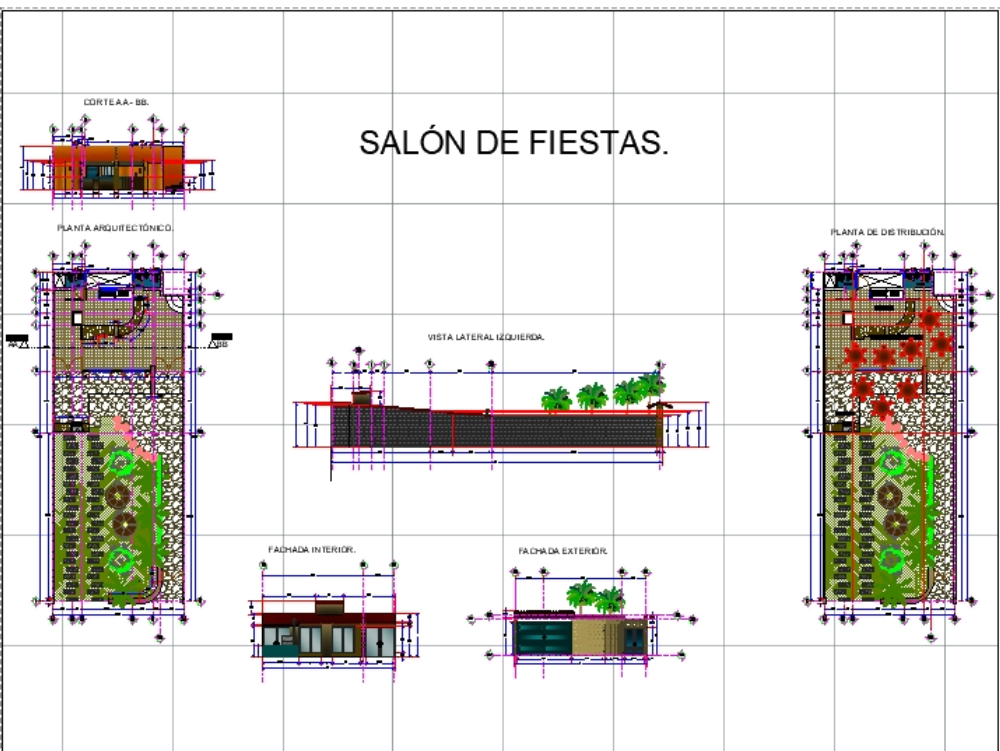 Salão No AutoCAD