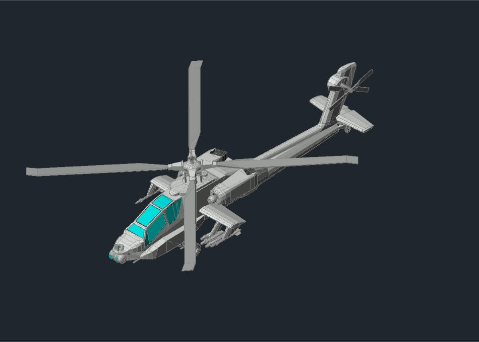 Hélicoptère Comanche modèle 3D