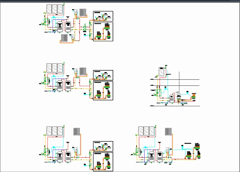 Esquemas hidraulicos rite en AutoCAD | Descargar CAD (231 ... solar system diagram 