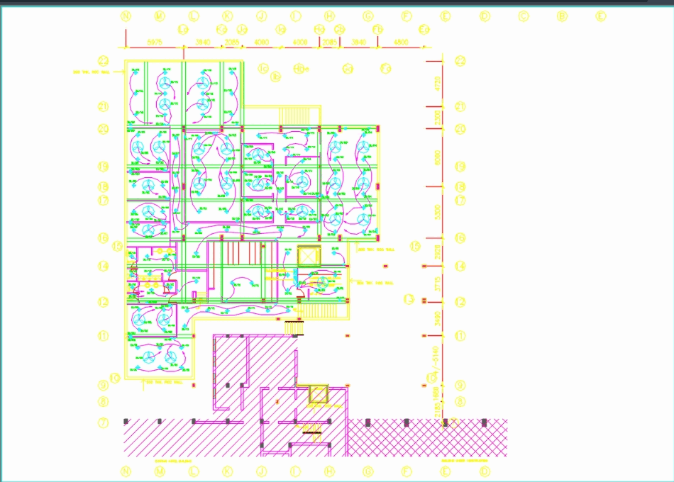 Hotel plan electrical layout in AutoCAD | CAD (86.16 KB ... single light fixture wiring diagram 