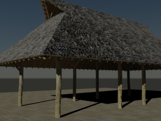 Thatched Roof Cabana
