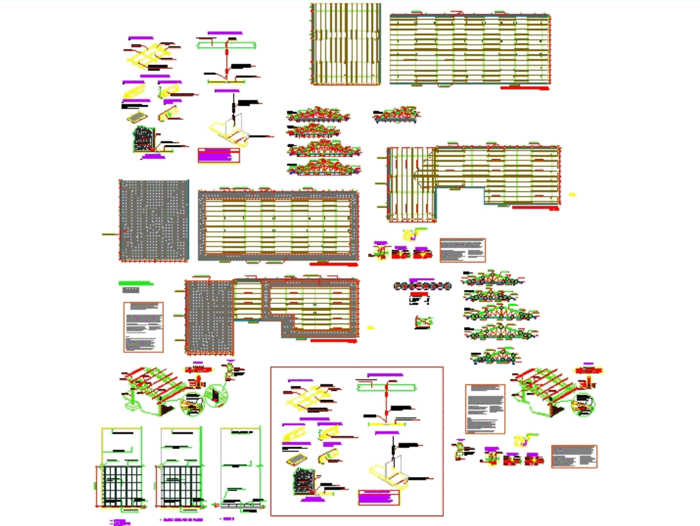 Wooden Truss And False Ceiling In Autocad Cad 1 04 Mb Bibliocad