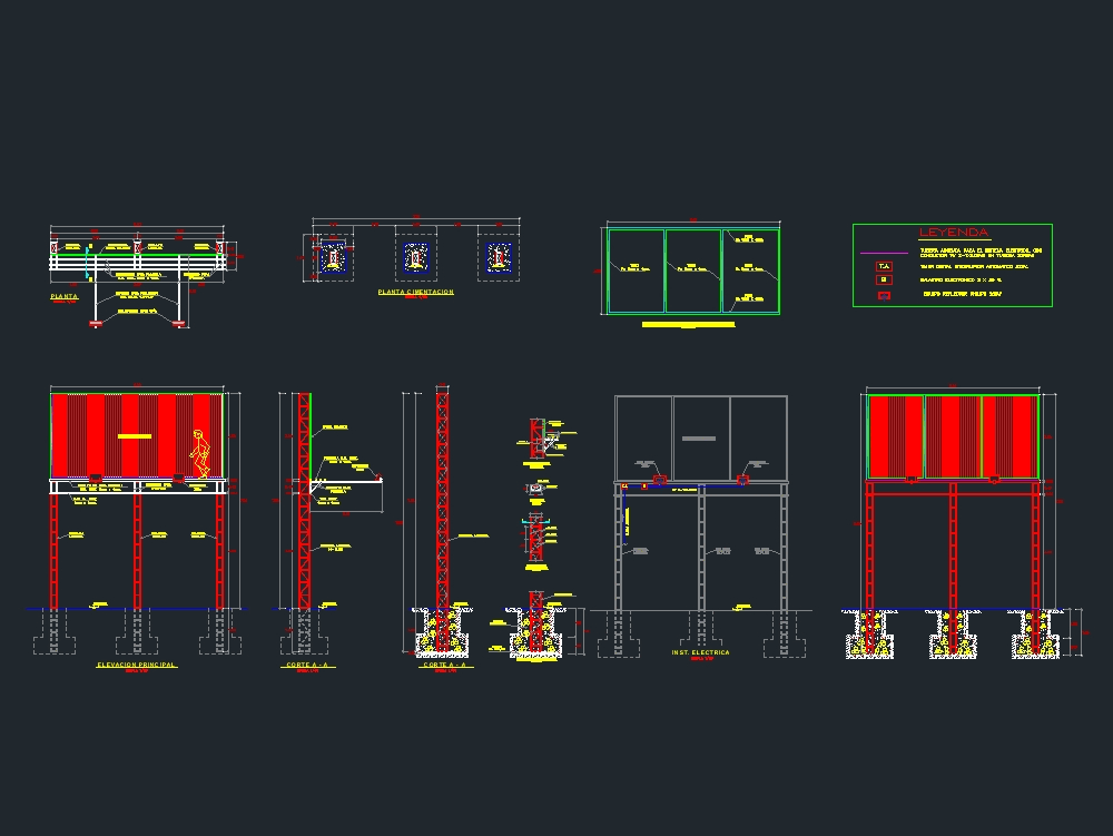 Trivision billboard in AutoCAD | CAD download (151.11 KB) | Bibliocad