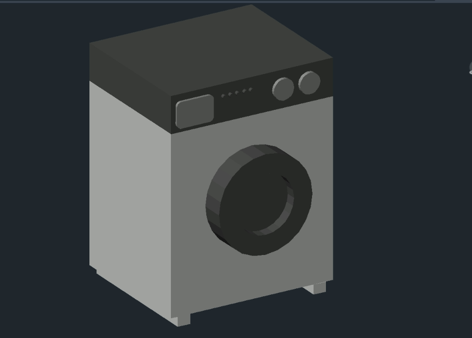 3D Waschmaschine