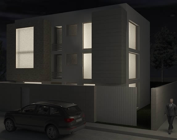 3D-Wohnhaus