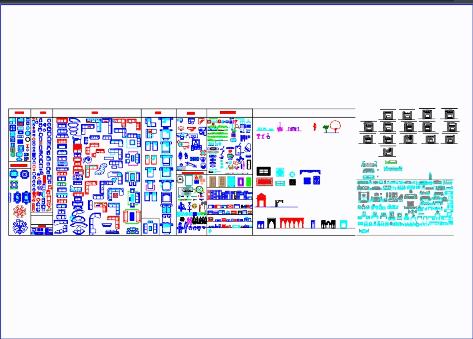 autocad blocks 2d free download