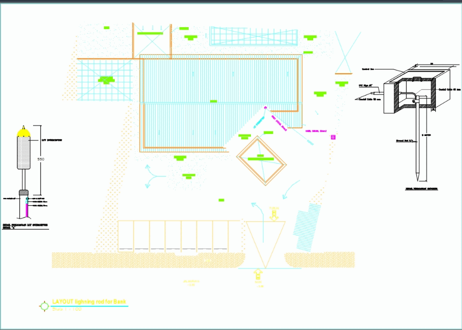 background layout autocad KB free CAD Download  rod (119.92 Lightning in  AutoCAD