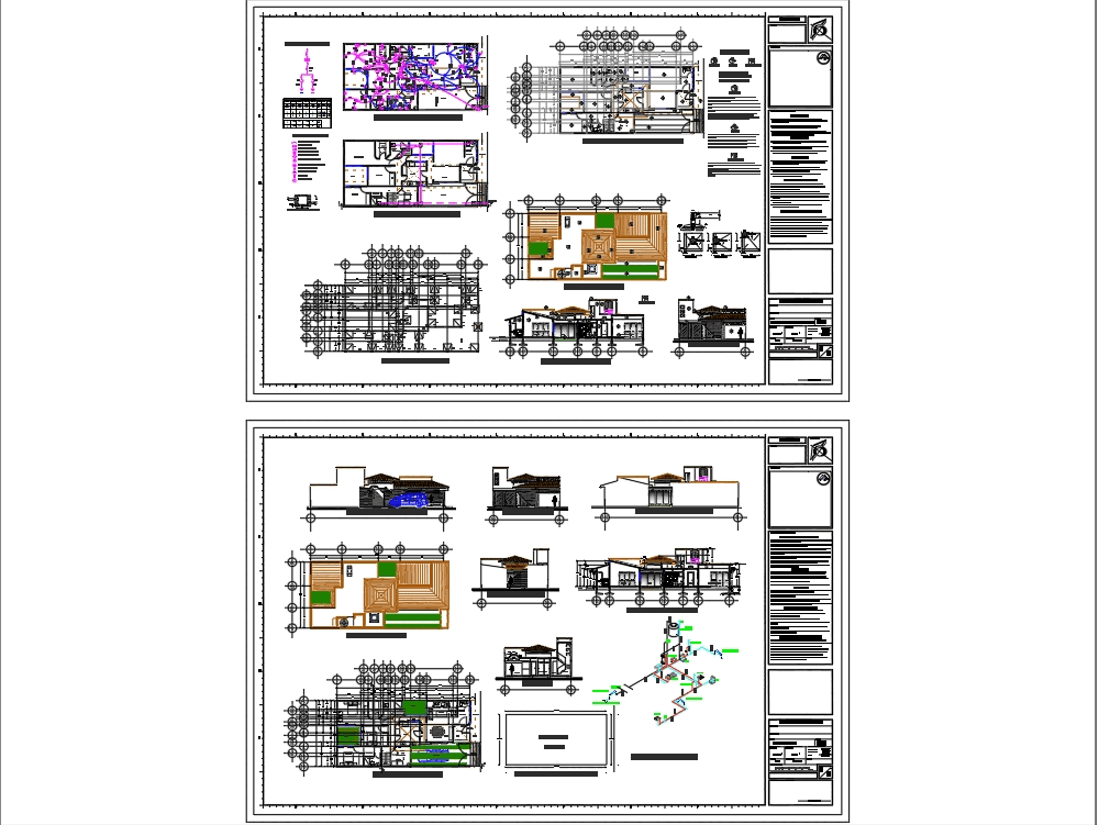 Casa habitaci n en AutoCAD Descargar CAD 868 43 KB 