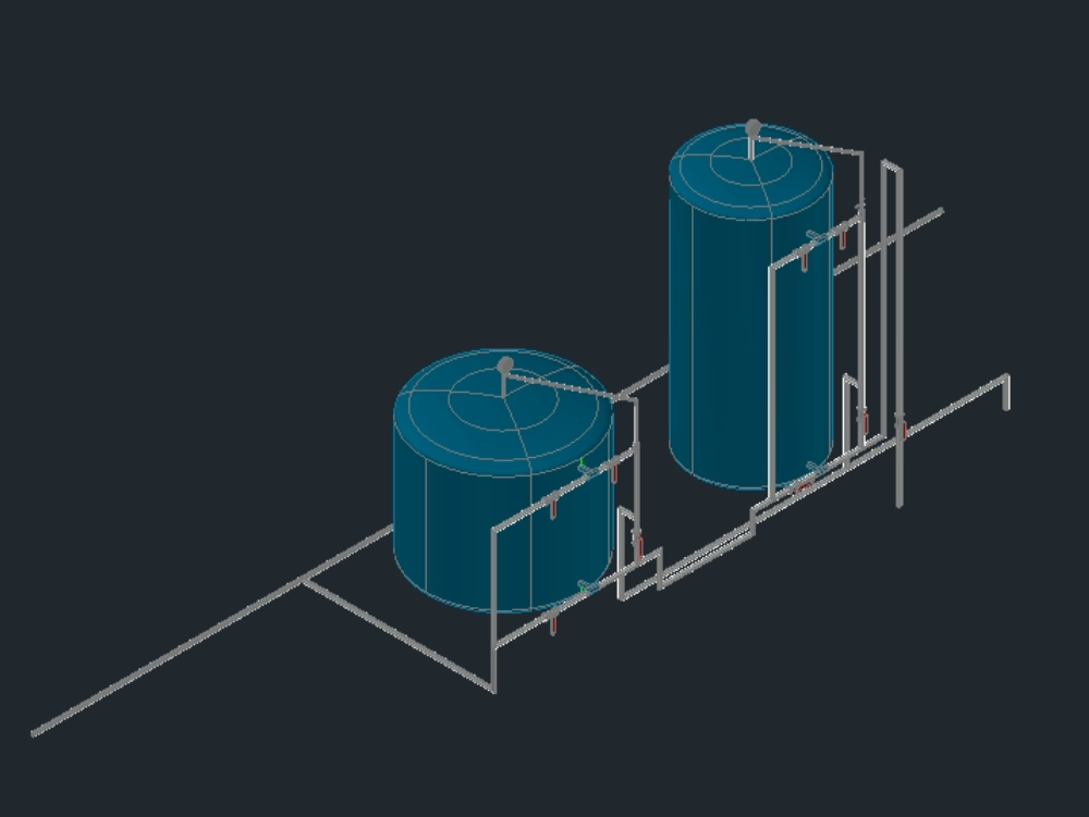 Usine de traitement d'eau compacte 3D