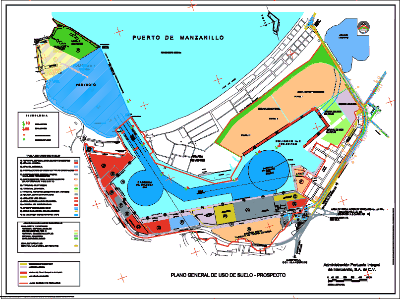 Hafen von Manzanillo Colima Projekt