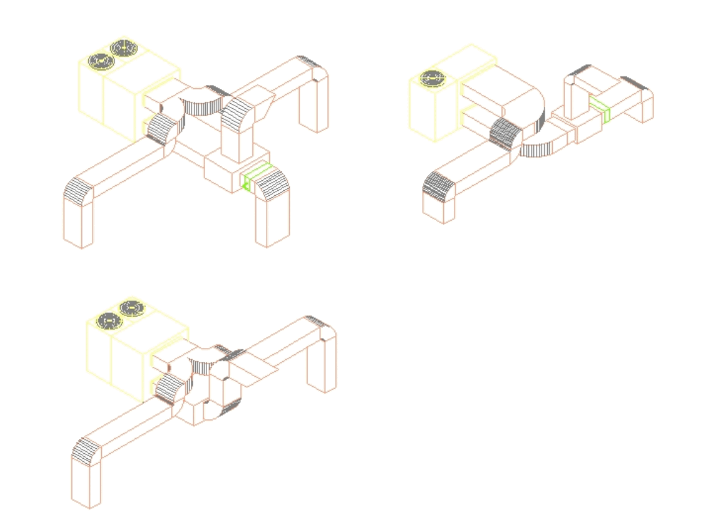 Conducto - techo en AutoCAD | Descargar CAD gratis (133.32 KB) | Bibliocad