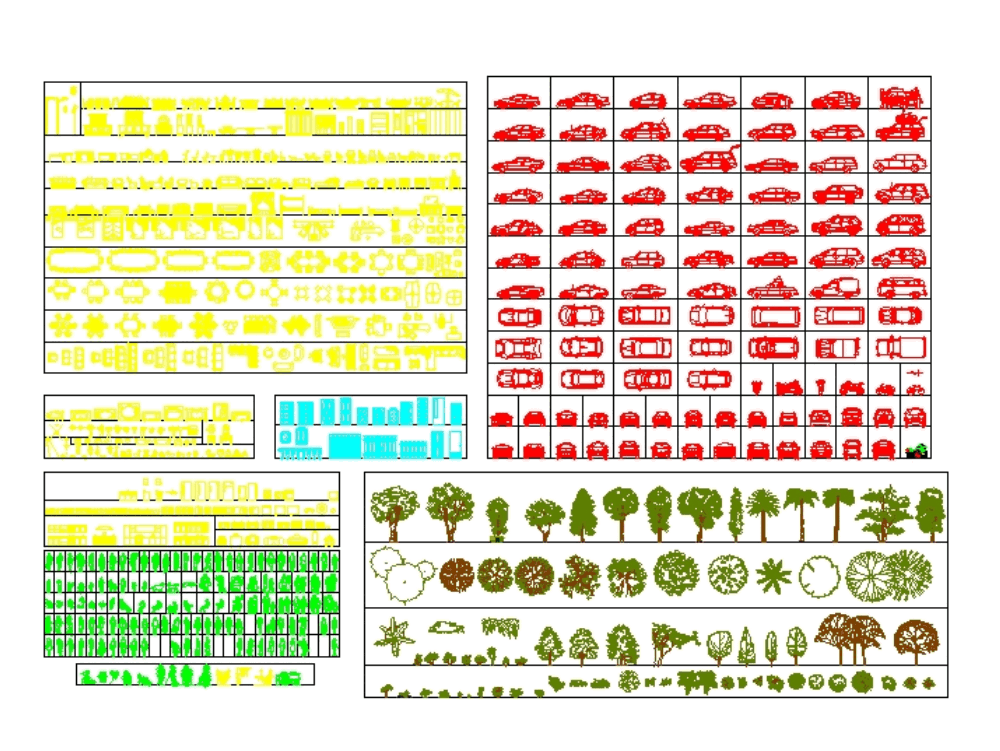 Blocks various in AutoCAD Download CAD free 7 59 MB 