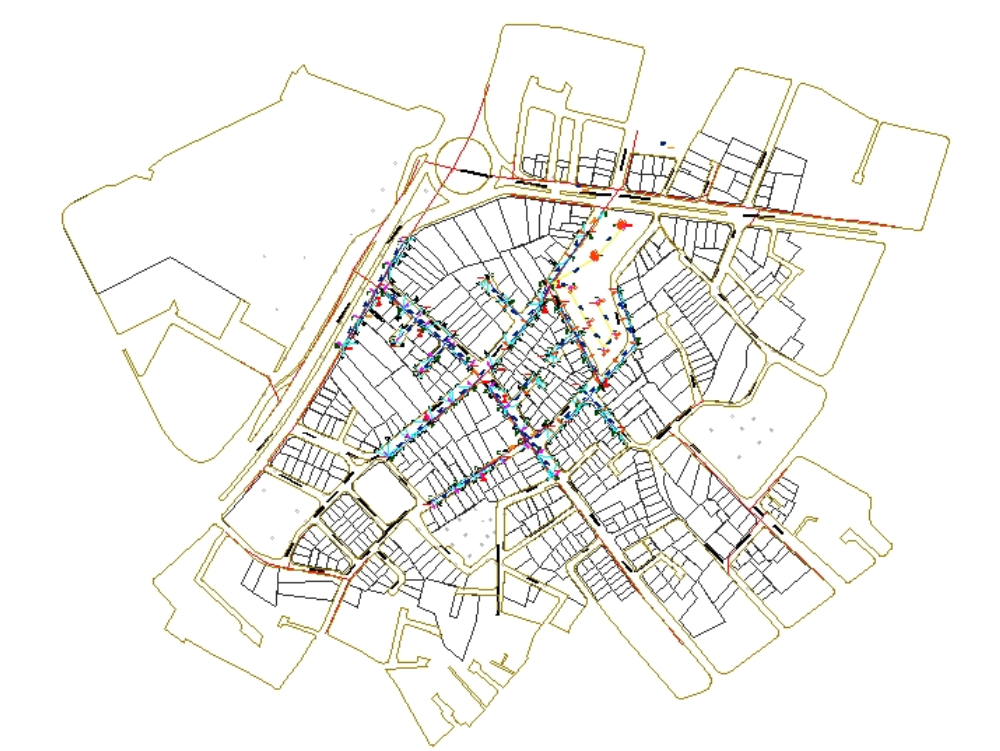Stadtplanung von Cuenca, Ecuador.