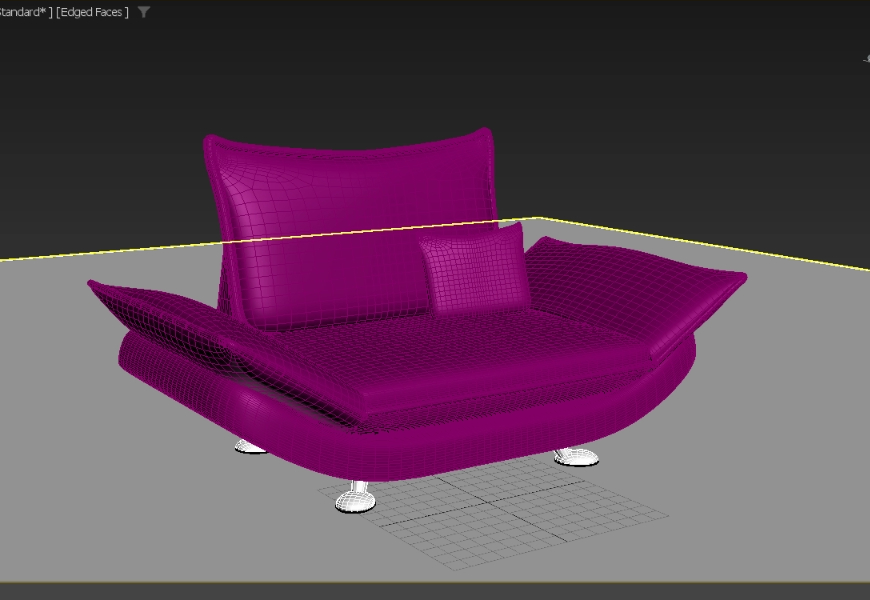 Small sofa 3D