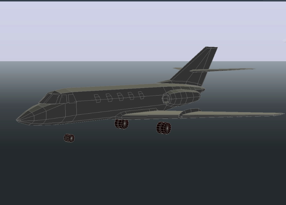 3D-Flugzeug