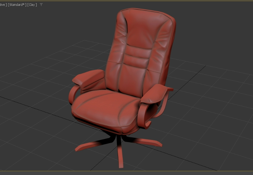 High Back Office Desk Chair with Arm Rests