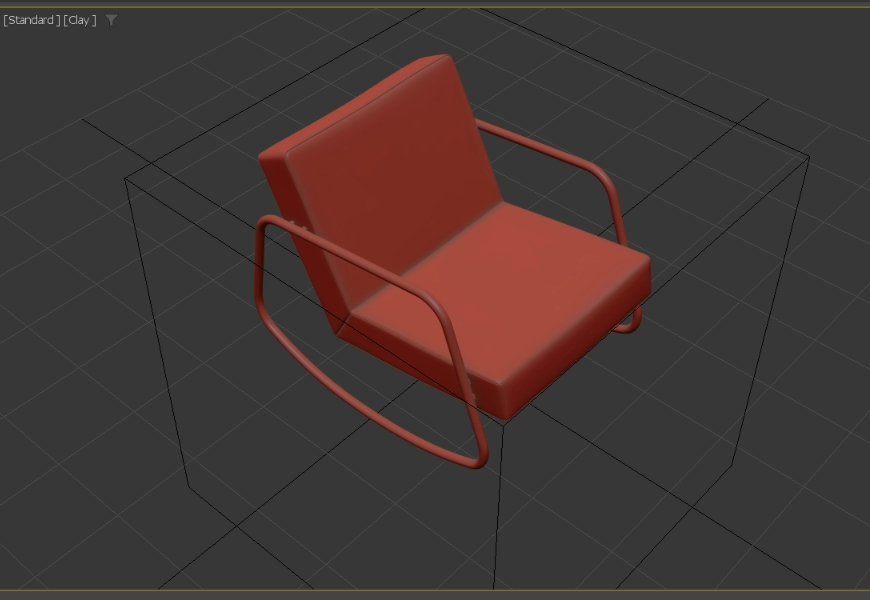 Cadeira de balanço 3D