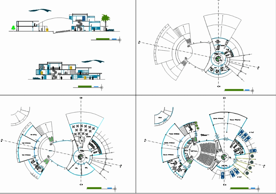 Chlildren s art museum in AutoCAD Download CAD free 2 