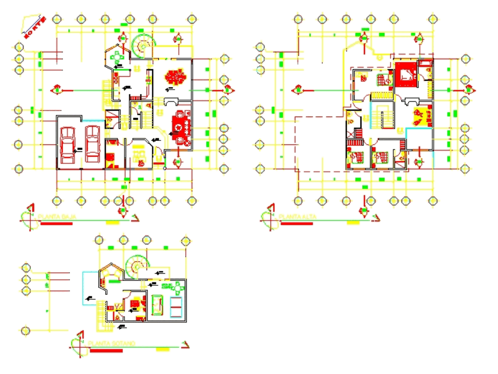 Casa a desnivel en AutoCAD | Descargar CAD ( MB) | Bibliocad