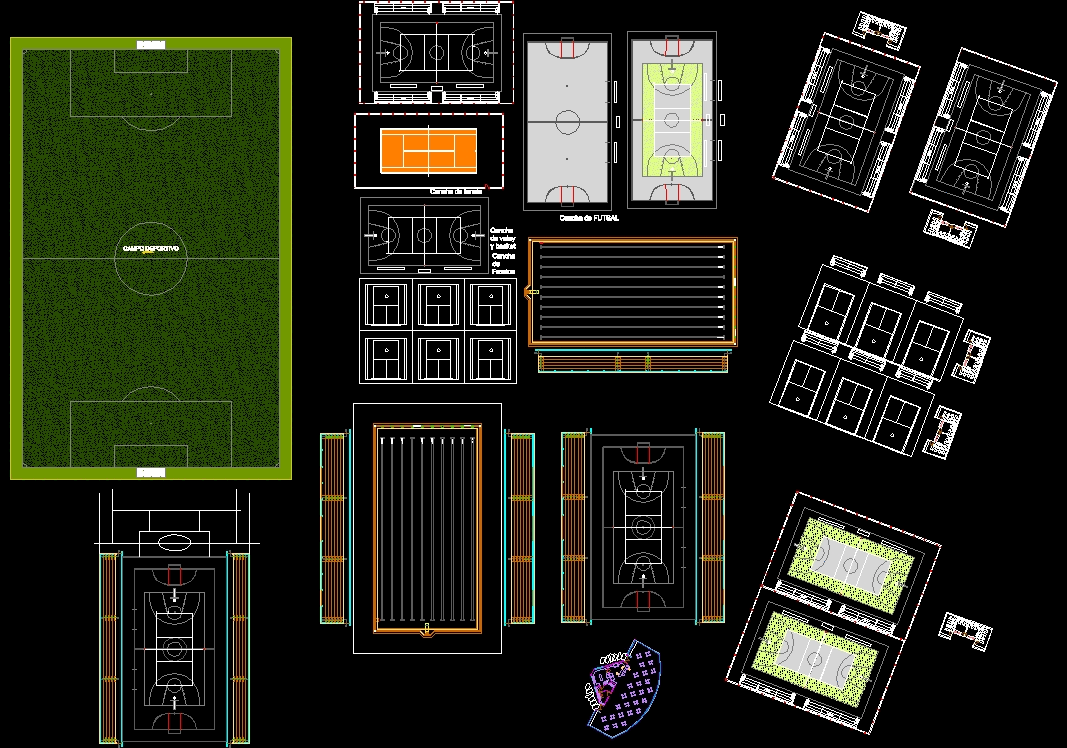 Planos De Detalles Losa Deportiva En Dwg Autocad Canc - vrogue.co