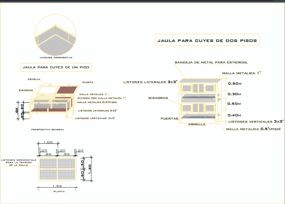 Crianzas De Cuyes En Autocad Descargar Cad Gratis 91 79 Kb