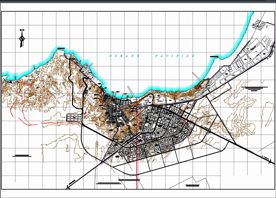  Plano urbano de Paita - Perú