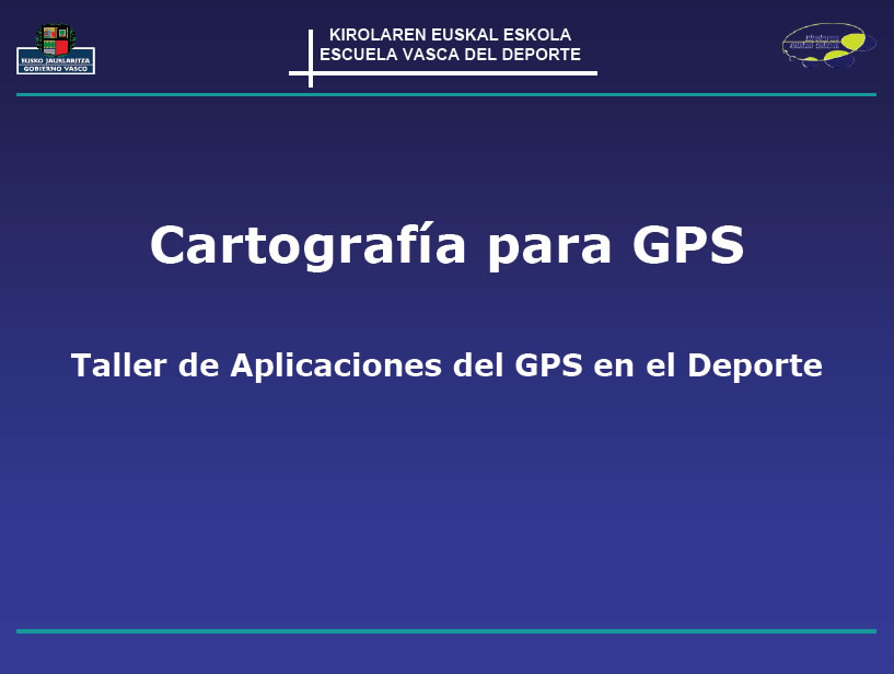 Cartography Course For Gps
