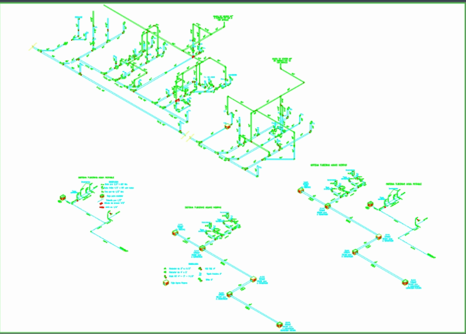 Isometrico instalación cloacal en unifamiliar (601.95 KB ... diagram gambar 