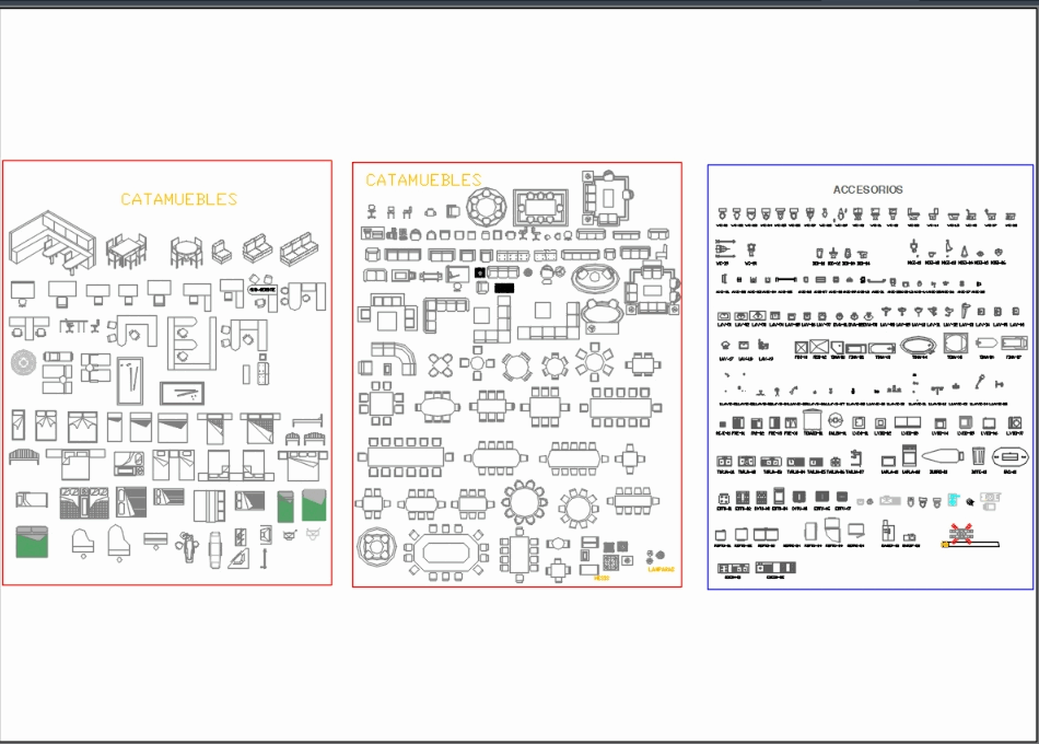 Vários Blocos De Móveis Em Autocad Baixar Cad Grátis 84617 Kb Bibliocad 4924