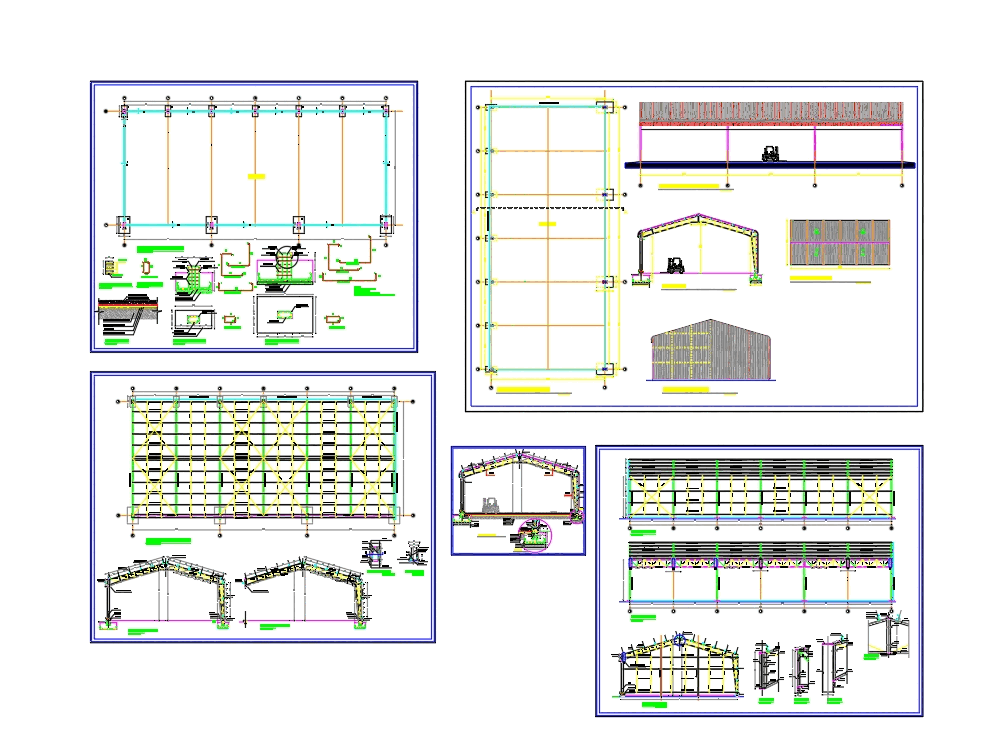 Shed plan generic in AutoCAD Download CAD free (457.07 ...