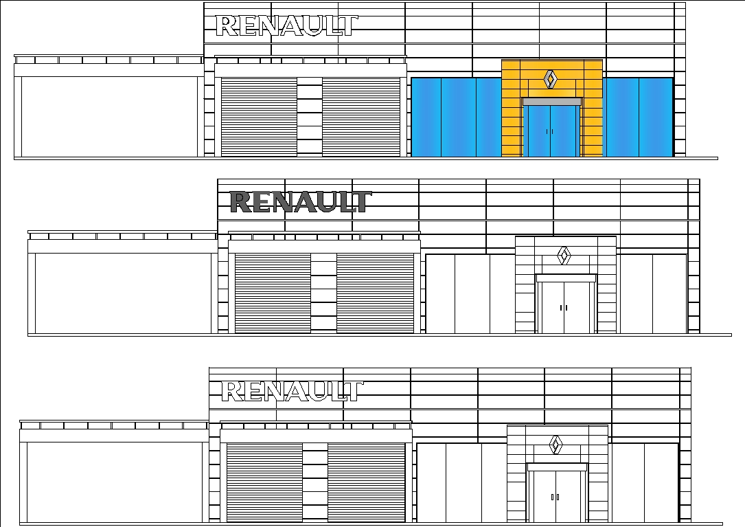 salle d'exposition Renault