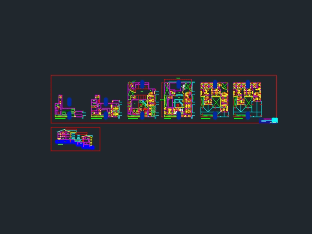 3 - stars hotel in AutoCAD | Download CAD free (549.18 KB 