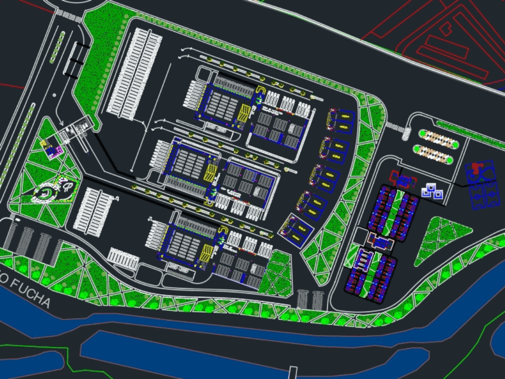 STORAGE AREA OF CARGO TERMINAL