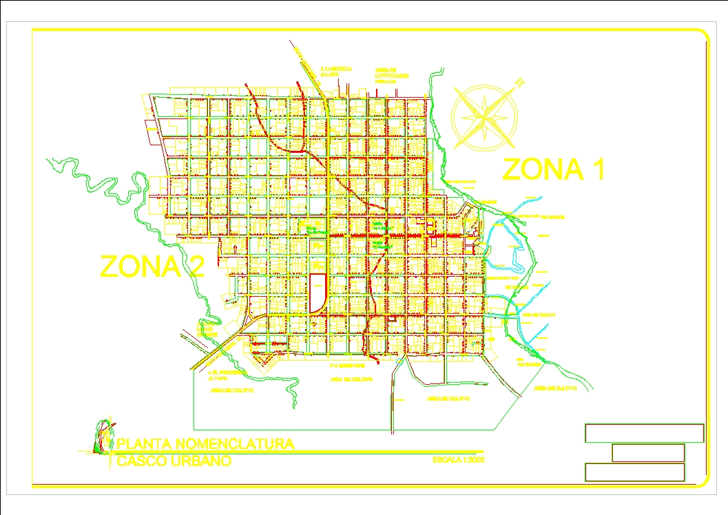 Área urbana do município de Monjas; guatemala jalapa