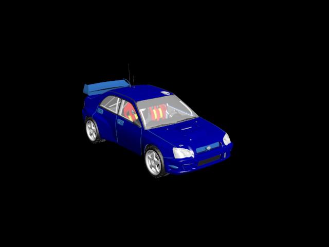 Carro de carrera 3D