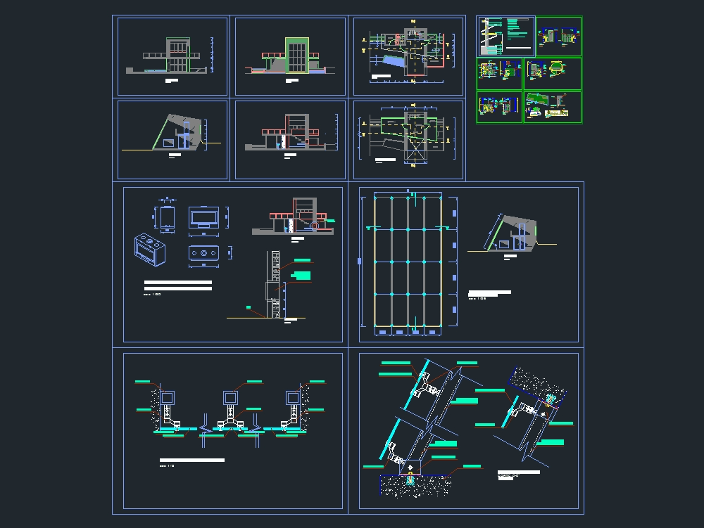 Shelter in AutoCAD | Download CAD free (716.54 KB) | Bibliocad