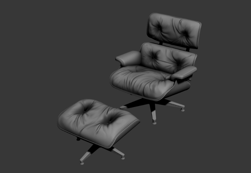 Sessel 09 - 3ds max
