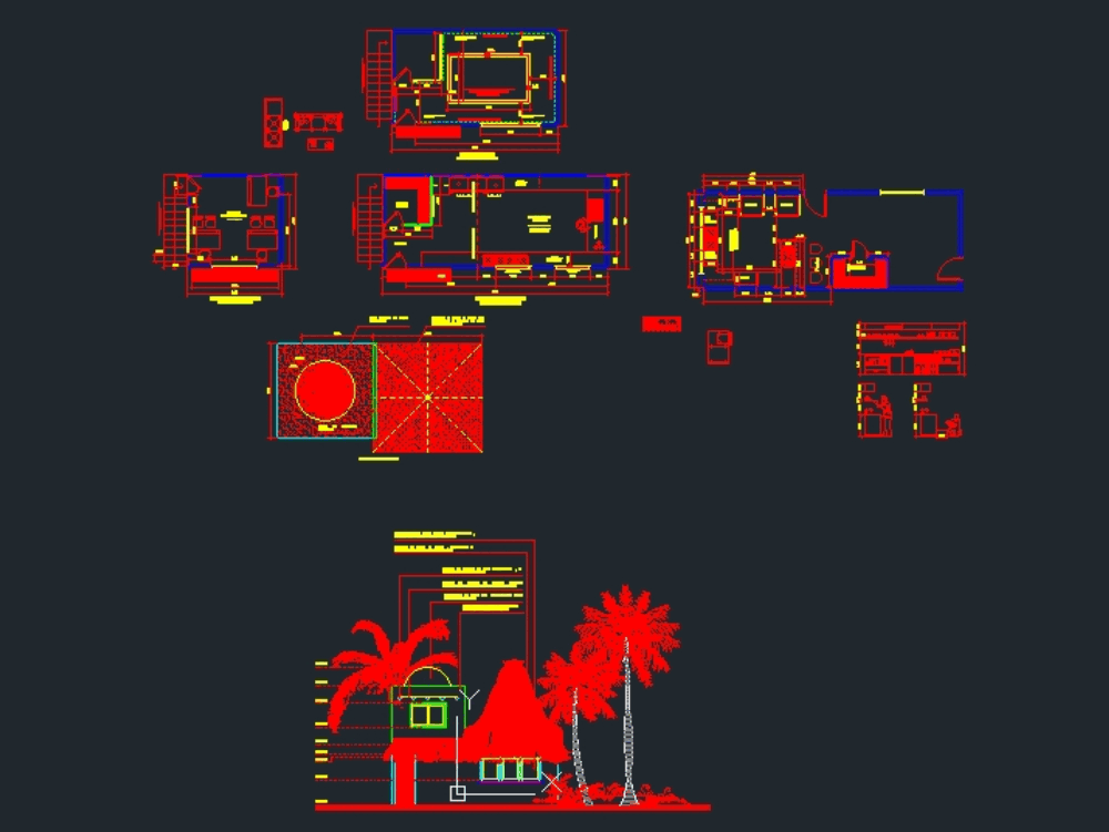 Restaurant kitchen in AutoCAD | CAD download (16.36 MB) | Bibliocad