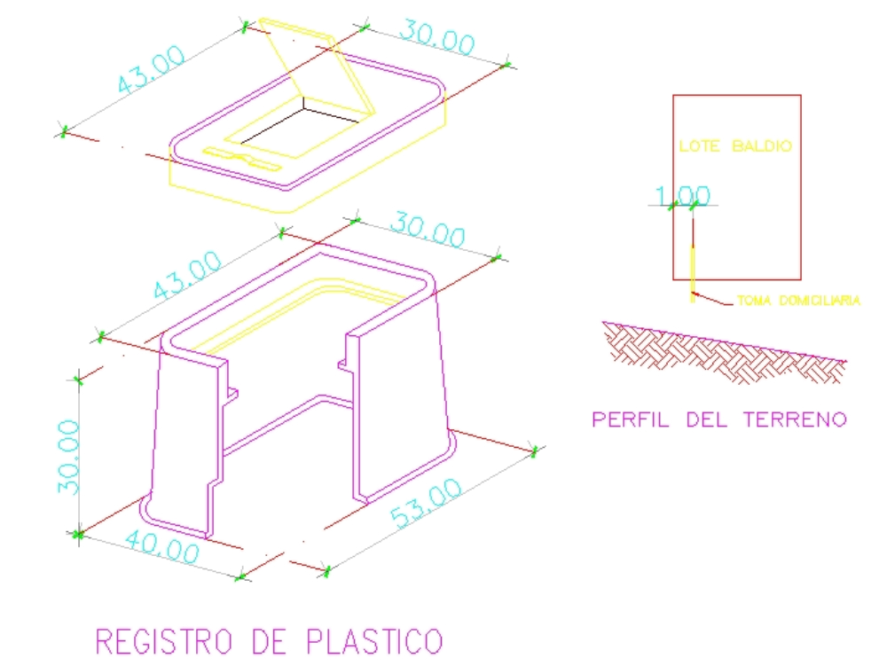 plastic register