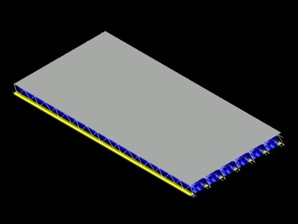 Slab with joist in 3d