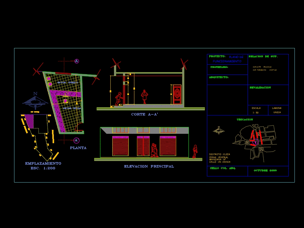 Plano farmacia en AutoCAD | Descargar CAD (100.13 KB) | Bibliocad