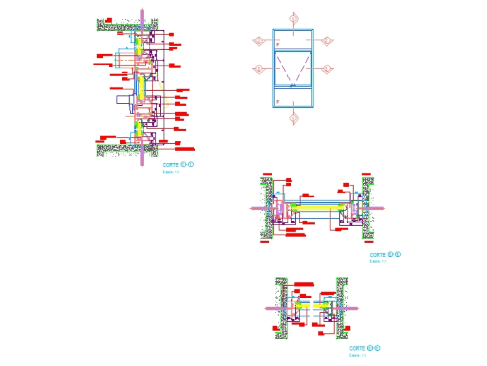 La Fenêtre Dans Autocad Téléchargement Cad Gratuit 232 Mb Bibliocad 0421