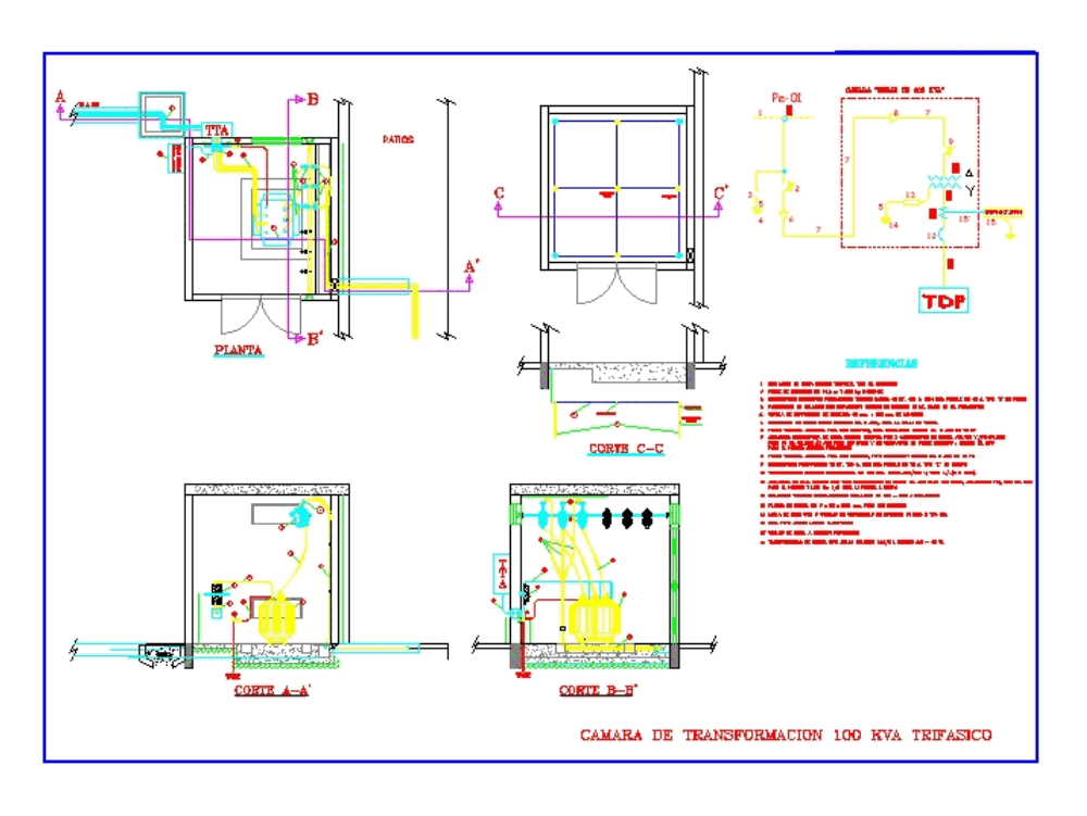 Housing for100 kva three phase transformer (226.42 KB ... pole building wiring diagram 