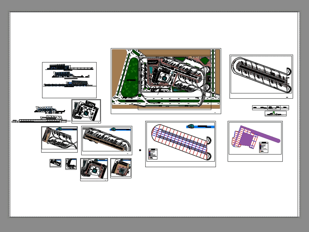 Bus Station Terminal Ica Peru In Autocad Cad 3 16 Mb Pin It Bus Station Terminal Ica Peru